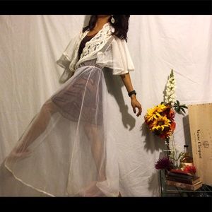 Vintage Bridal 👰🏻Robe 👘 💞